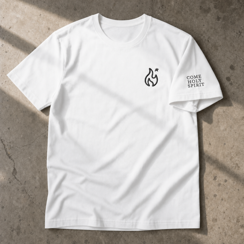Come Holy Spirit Embroidered Unisex Tee