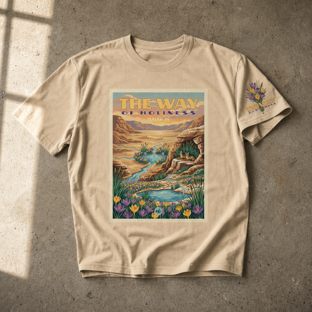 The Way of Holiness Oversized Faded Tee