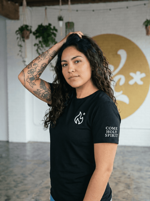 Come Holy Spirit Embroidered Unisex Tee - Some Cool, Some Cliche