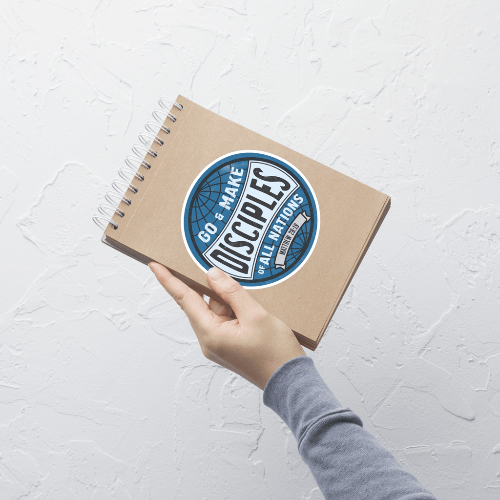 Go & Make Disciples Kiss - cut Sticker - Some Cool, Some Cliche