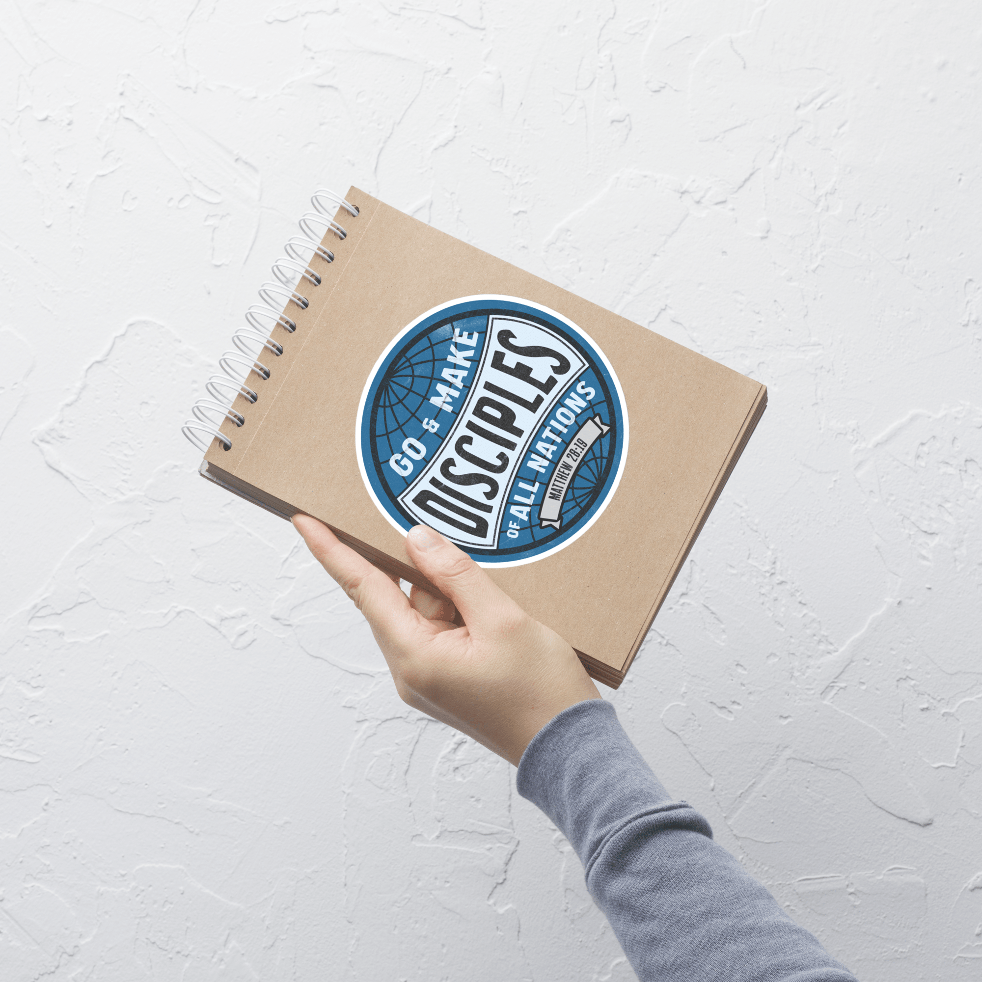 Go & Make Disciples Kiss - cut Sticker - Some Cool, Some Cliche