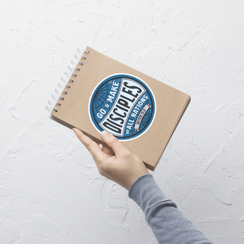 Go & Make Disciples Kiss - cut Sticker - Some Cool, Some Cliche