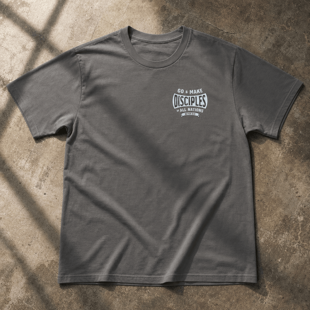 Go & Make Disciples Tee - Matthew 28:19 | Vintage Christian T-Shirt - Some Cool, Some Cliche