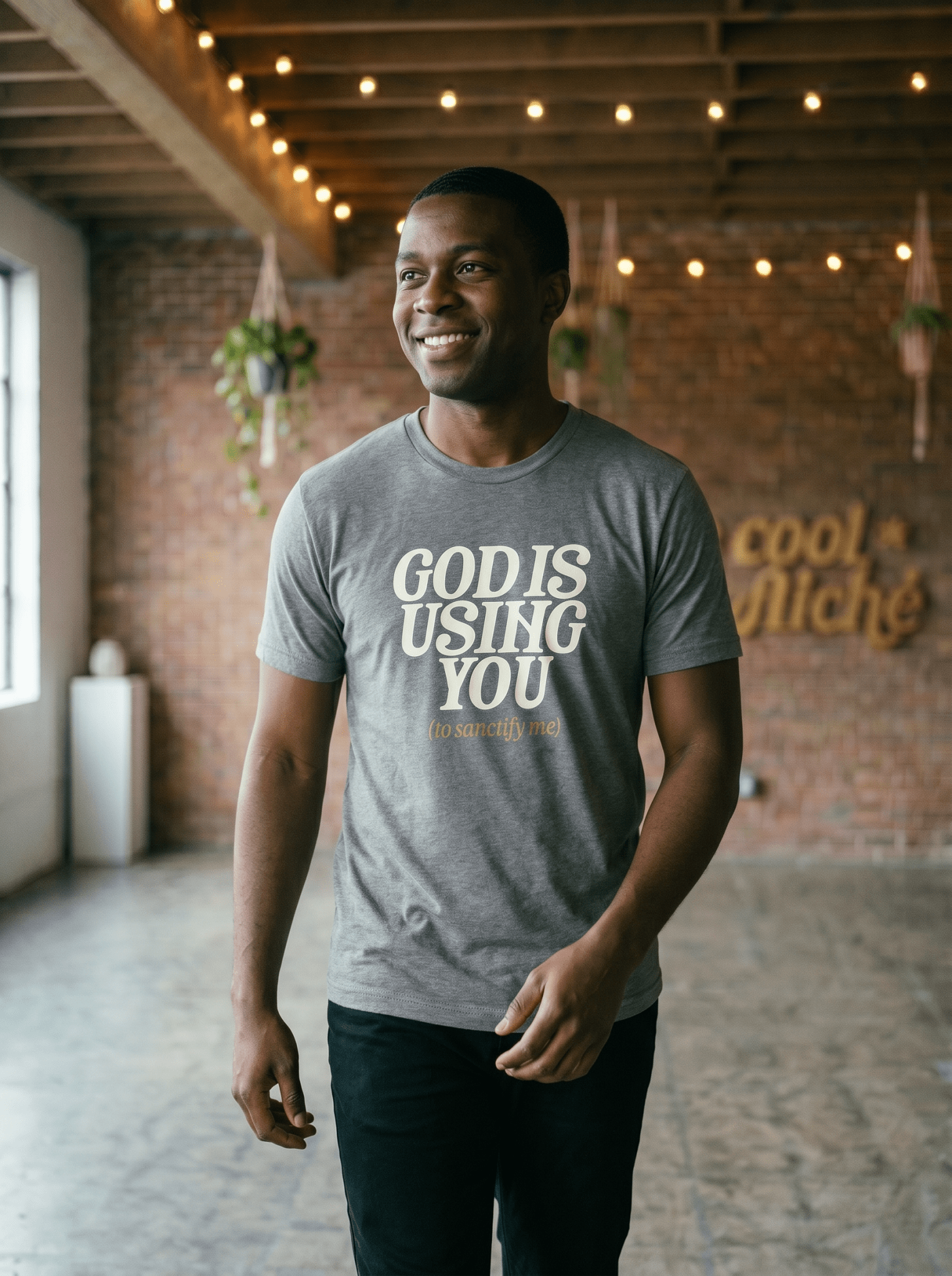 God Is Using You: Triblend Tee - Some Cool, Some Cliche