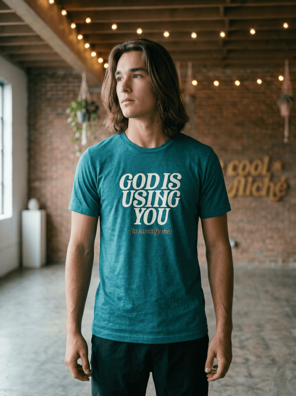 God Is Using You: Triblend Tee - Some Cool, Some Cliche