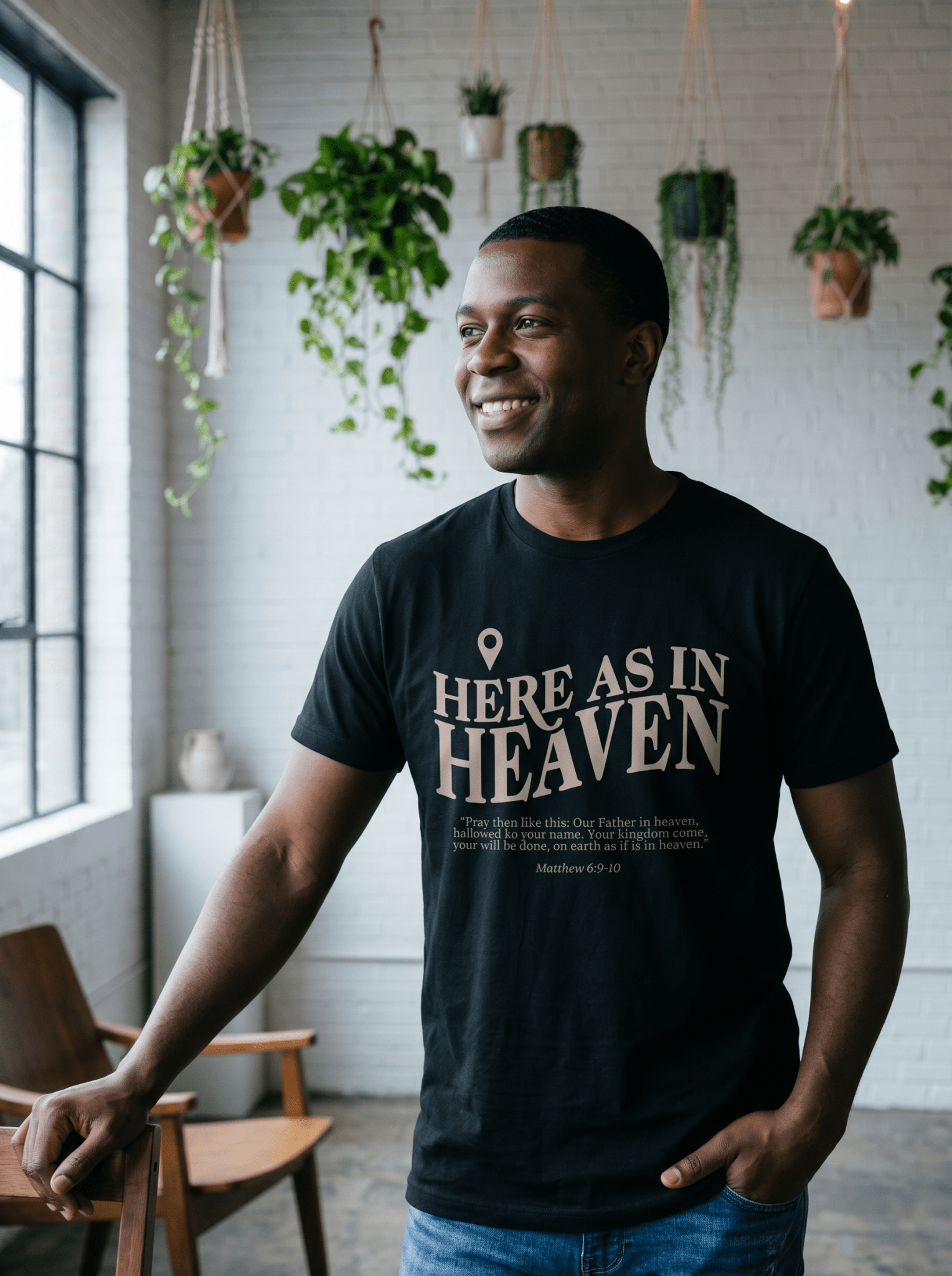 Here as in Heaven Unisex Tee - Some Cool, Some Cliche